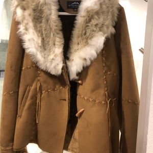 Montanaco Suede winter jacket, barely used size medium